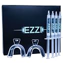 EZZI Teeth Whitening Kit | Fast Whitener Gel 44% Carbamide Peroxide | for Discolored, Yellow, Brown, Black, Coffee, Smoking, Intrinisic Deep Stains