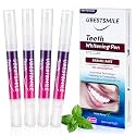 Teeth Whitening Pen (4 Pcs) Whiten Teeth 40+ Uses Remove Stains Effective Painless Insensitive Fresh Fragrance Travel-Friendly Dating-Friendly Mint Flavor