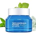 Teeth Whitening Powder - Removes Stains, Enamel Safe & Sensitivity-Free, Fresh Mint Flavor, Fluoride-Free Tooth Polish, Gentle Toothpaste Alternative, Smile Bright