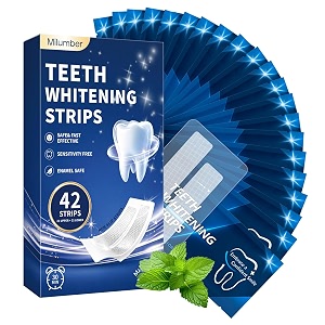 Milumber Teeth Whitening Strips for Sensitive 42