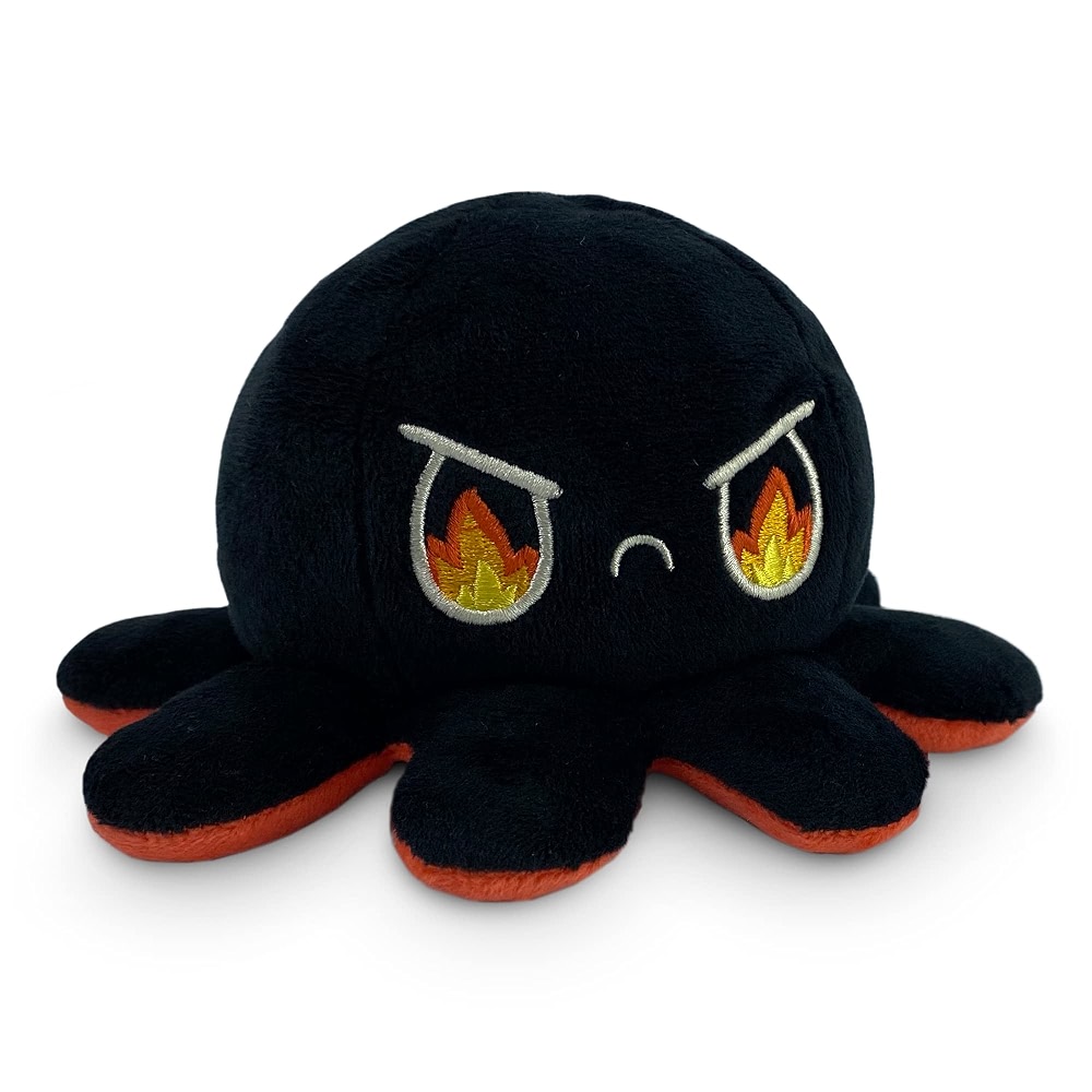 TeeTurtle - The Original Reversible Octopus Plushie - Angry Red + Rage ...