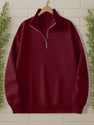 TeeWink Full Sleeve Solid Men Sweatshirt