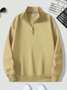 TeeWink Men Full Sleeve Solid Sweatshirt