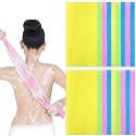 Tegeme 18 Pcs Exfoliating Washcloth Towel Japanese Nylon Bath Towel