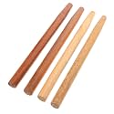TEHAUX 4 Pack Wooden Hoe Replacement Handle, 20-28mm Brown Wood Grip