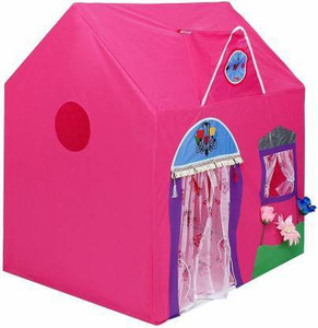 tejasvi creation kids jumbo size queen palace tent house pink pink