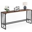 TEKAVO Console Table | Entryway Table for Living Room | 150 Cm Long | Rustic Color | Long Narrow Hallway Table/DIY