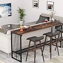 TEKAVO Console Table | Entryway Table for Living Room | 120 Cm Long | Rustic Color | Long Narrow Hallway Table/DIY - Engineered Wood