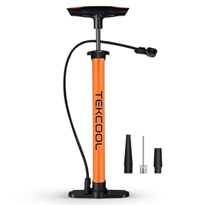 tekcool cycle pump for bicycle and bike foot balloon machine for balloon high pressure air pump for football and tyre