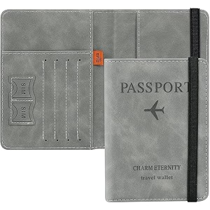 TEKCOOL Passport Holder Cover Travel Wallet Organiser