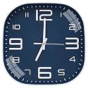 TEKCOOL Plastic Analogue Wall Clock 12" Silent Quartz Decorative Latest Wall Clock Non-Ticking Classic Clock Battery Operated Round Easy to Read for Room/Home/Kitchen/Bedroom/Office/School.Blue'
