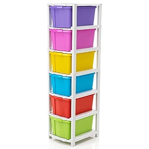 tekcool plastic drawer organizer self standard rectangular multi purpose modular drawer system large chest of drawer organizer for home officeproduct dimension when assembeled 6xl multi