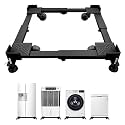 TEKCOOL Washing Machine Stand- Adjustable Metal Trolley with Wheels for Home with 4 Anti Vibration Rubber Grips- Stands Upto 160 Kg Weight, Also Suitable for Dishwasher, Air Cooler