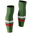 Tekkerz leg sleeve over 20 color variations compatible with grip socks for soccer, football, hockey, rugby athletic socks
