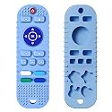 tekme Silicone Remote Teether For Baby, For 3+ Months Baby, Helps Biting Skills Development, Teething Toys For Babies And Toddlers (Blue)