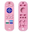 tekme Remote Silicone Teether For Baby, For 3+ Months Baby, Helps Biting Skills Development, Colour &amp; Shape Recognition, Teething Toys For Babies And Toddlers (Pink)