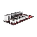 TEKTON 1/2 Inch Drive 6-Point Socket Set, 46-Piece | SHD92207