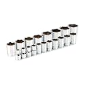 TEKTON 1/2 Inch Drive 6-Point Socket Set, 19-Piece | SHD92009