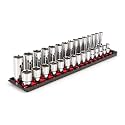 TEKTON 1/2 Inch Drive 6-Point Socket Set, 30-Piece | SHD92211