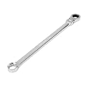 TEKTON 1 Inch Long Fixed/Flex Head Ratcheting Box End Wrench | WRB35325