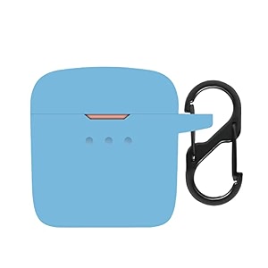 telca premium case cover compatible with boat airdopes 131138 only silicon coverlight blue