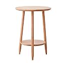 Telephone Table, Sofa Side Table,Sofa & Console Tables,Telephone Tables,Side Table with Storage Shelf,2 Colors (Color:Wood Color,Size:16.5316.5323.62in)