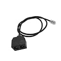 Telephone Training Adapter Y Splitter RJ9 Adapter for Enhances Communication in Training and Conference Clear Call Y Splitter Cable