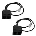 Telephone Training Adapter Y Splitter RJ9 for Enhances Communication in and Conference Clear Call Telephone