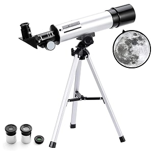 telescope for kids amp beginners adults 50360mm astronomical telescopes zoom 90x hd refractor scope with tripod