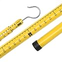 Telescopic Measuring Rod Stick High-Voltage Height Measuring Pole 20-60 Ft Dielectric Lightweight Height Measuring Stick Epoxy Resin Tower Ruler for Lineman Live Power Line