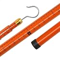 Telescopic Measuring Rod Stick High-Voltage Height Measuring Pole 20-60 Ft Dielectric Lightweight Height Measuring Stick Epoxy Resin Tower Ruler for Lineman Live Power Line