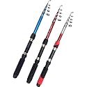 Telescopic Medium Weight Sensitive Fishing Rod - Tournament Quality Spinning | 3 Piece 21.0 Rod