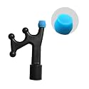 Telescoping Boat Hook for Docking, Non-Slip Rubber Tip, 3-Stage Anodized Aluminum Pole, Floating, Lightweight & Durable, Scratch-Resistant & Rustproof, 3/4" Threaded End for Push Pull Boating