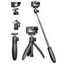 TELESIN 40cm/15.7in Mini Selfie Stick Tripod for DJI Osmo Action 5 Pro/4/3