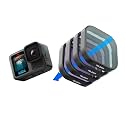 TELESIN ND Filter Set Compatible with GoPro Hero13 Circular Polarizing Filters with 3PCS Neutral Density for GoPro Hero 13 Accessories (CPL ND8 ND16 ND32).