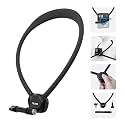 TELESIN Neck Mount SE 2.0 with Air Cushion, Adjustable Chest Strap and Neck Mount for Hands-Free POV Vlogging for GoPro Hero 13/12/11/10/9, Insta 360 X5/X4/Ace Pro 2 / Osmo 360 Nano Action 6/5 Pro/4/3