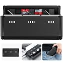 TELESIN Triple Charger with Smart Power Indicator and Side Charging Port for GoPro Hero 12 Hero 11 Hero 10 Hero 9 Camera Enduro Battery Pocket Size Portable