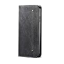 TELETEL Luxury Denim Wallet Lightweight Flip Card Cash Holder Cover with Kick Stand |Magnetic Closure for OnePlus Nord 2T (Denim Black)