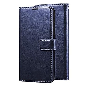 teletel premium pu leather vintage flip  inside tpu with card amp cash pockets  magnetic closure  shock proof wallet cover blue for oneplus nord 2t
