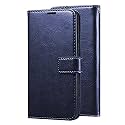 TELETEL Premium Pu Leather Vintage Flip | Inside TPU with Card &amp; Cash Pockets | Magnetic Closure | Shock Proof Wallet Cover (Blue) for OnePlus Nord 2T