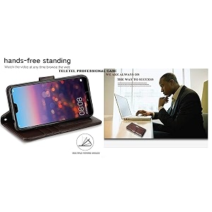 teletel shock proof rdc professional flip case cover leather finish with card amp cash pockets wallet  magnetic closure for oneplus nord 2tcoffee brown