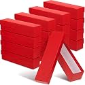 Teling 16 Pcs 2x2 Coin Storage Collectors Box, 9 x 2 x 2 Inches, Red