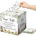 Teling 51 Pieces Diaper Raffle Tickets with Card Box,A New Chapter Will Soon Begin,Storybook