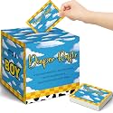 Teling 51 Pieces Diaper Raffle Tickets with Card Box,Cartoon
