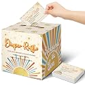 Teling 51 Pieces Diaper Raffle Tickets with Card Box,Here Comes the Son