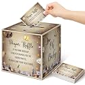 Teling 51 Pieces Diaper Raffle Tickets with Card Boxr,Magical Wizard Style