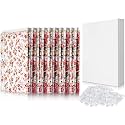 Teling 100 Set Comic Book Boards Bulk with U Shape Clips for Fabric Storage