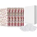 Teling 200 Set Comic Book Boards Bulk with U Shape Clips for Fabric Storage