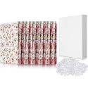 Teling 150 Set Comic Book Boards Bulk with U Shape Clips for Fabric Storage