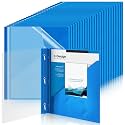 Teling 72 Pcs Report Covers with 3 Prongs for 8.5'' x 11'' Paper (Blue)